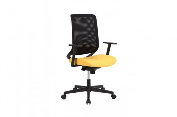 Reflex 9 Pls. Foot, Fixed Arm Work Chair